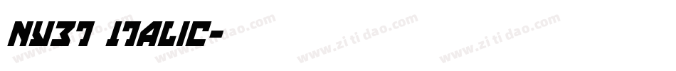 Nyet Italic字体转换